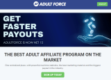 AdultForce Review 2026 – Payouts, Offers & Ratings